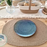 oval placemat jute shape 27