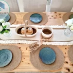 oval placemat jute shape 27