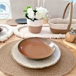 oval placemat jute shape 27