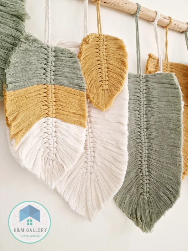 Feather macrame shape36