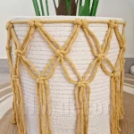 Pot with macrame shape12