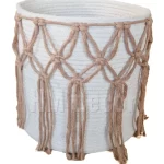 Pot with macrame shape12
