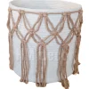 Pot with macrame shape12