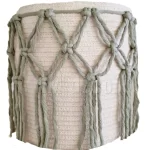 Pot with macrame shape12