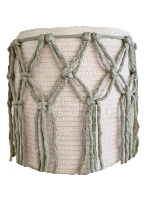 Pot with macrame shape12
