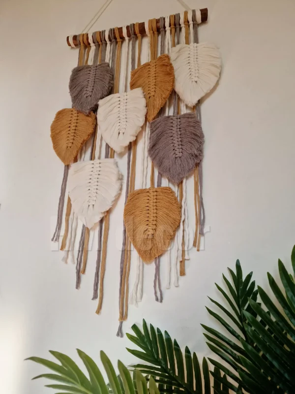 Feather macrame shape39