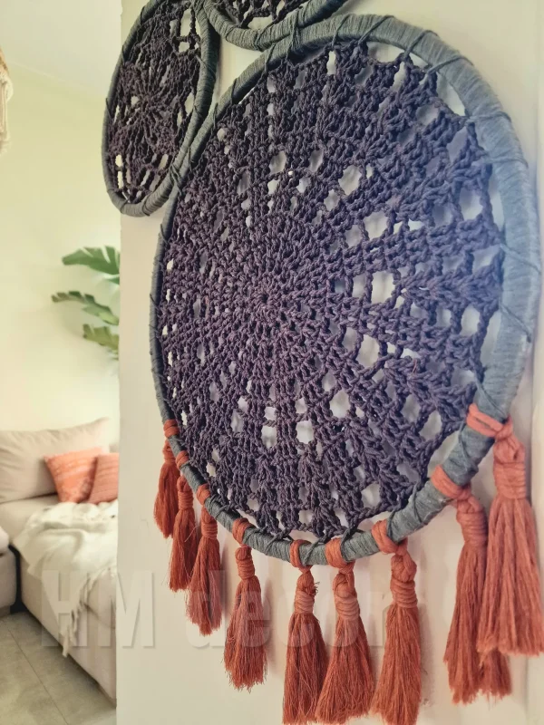 corchet wall decor shape 6