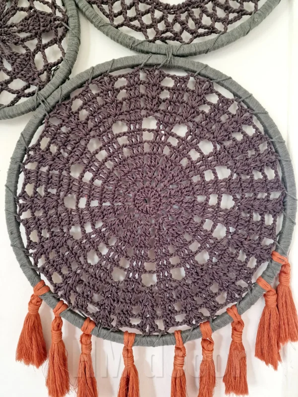 corchet wall decor shape 6