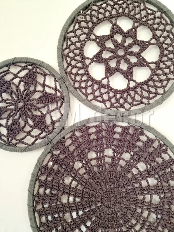 corchet wall decor shape 6