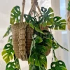 wall hang shape 31 macrame hanging with pot&plant 3