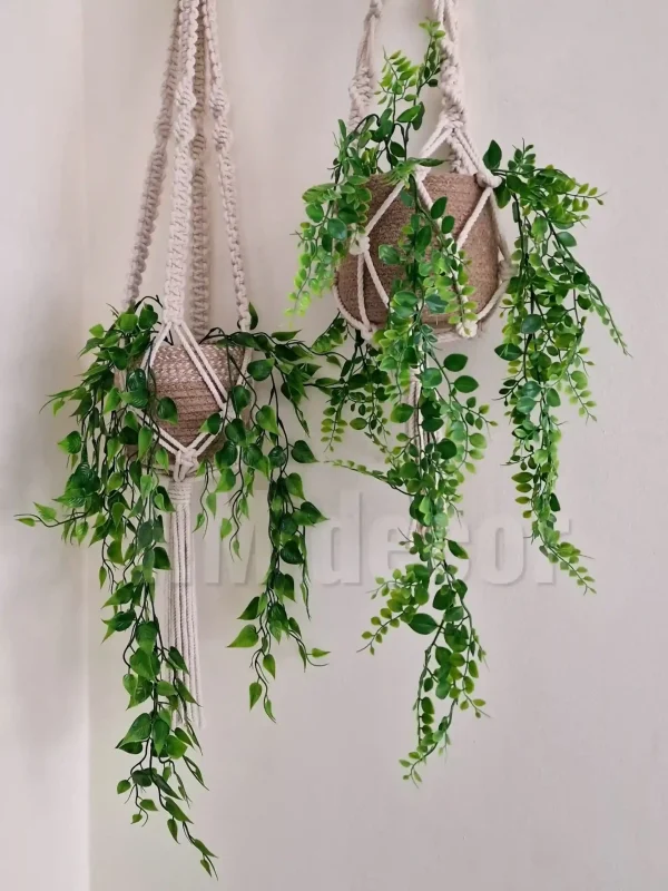 LogoLicious_20240217_111920 macrame hanging with pot&plant 8