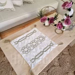 Silver&Gold side table runner
