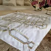 Silver&Gold side table runner