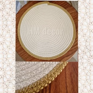 Cotton&gold placemat shape1