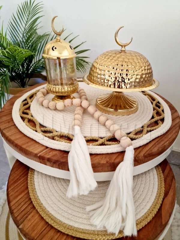 ramadan acc 62 Cotton&gold placemat shape3