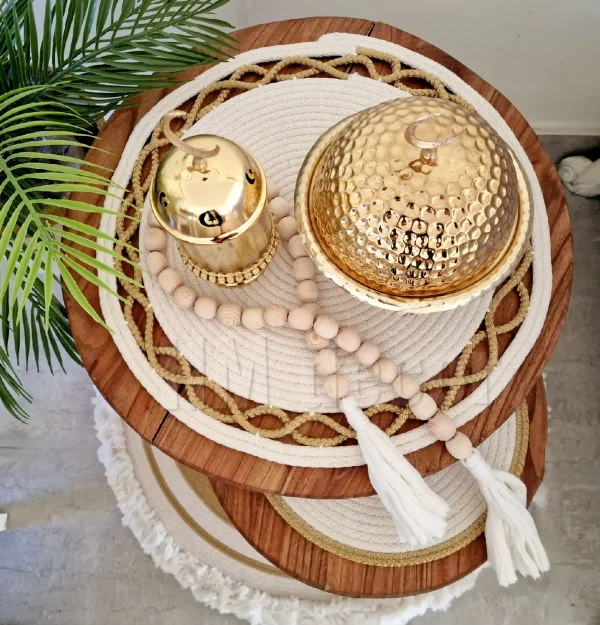 ramadan acc 63 Cotton&gold placemat shape3