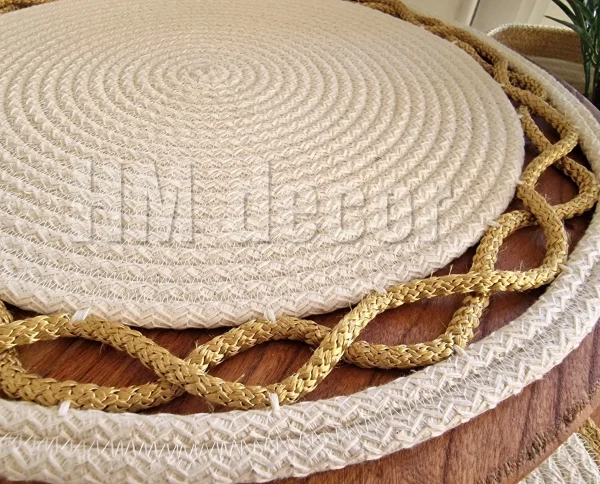 ramadan acc 91 Cotton&gold placemat shape3