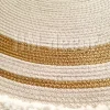 cotton with golden rope rug shape1