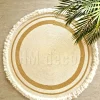 cotton with golden rope rug shape1