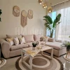 Round jute&cotton with tassels rug shape10
