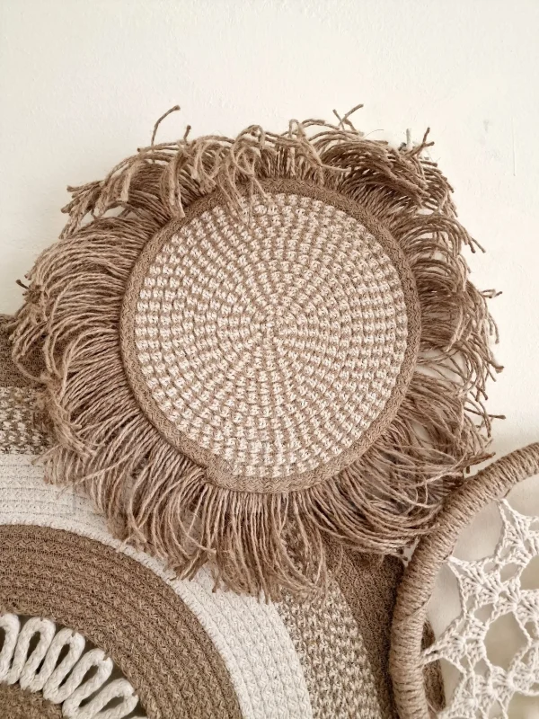 jute&cotton wall decorations shape30