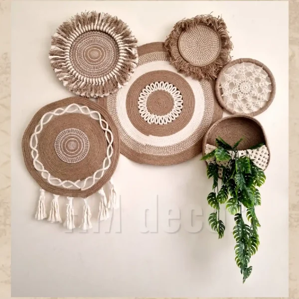 jute&cotton wall decorations shape30