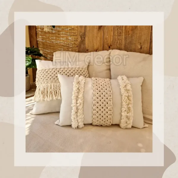 cushion 200 Macrame cushion cover design21