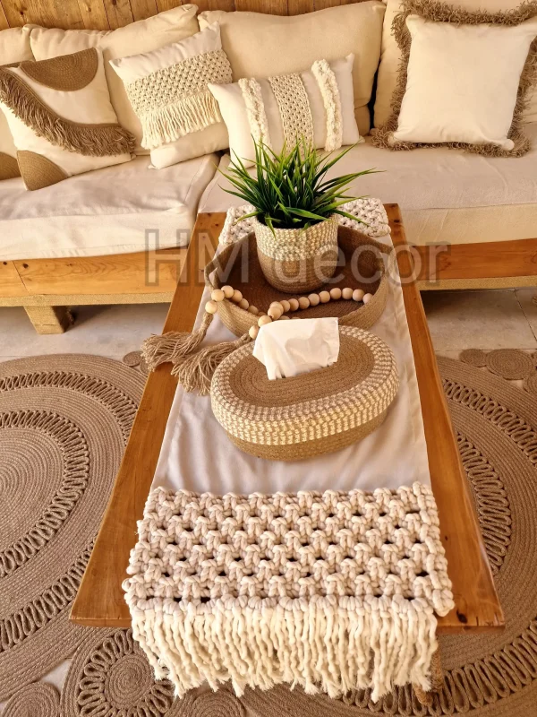 runner 186 Macrame table runner desgin8