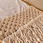 Macrame table runner desgin8