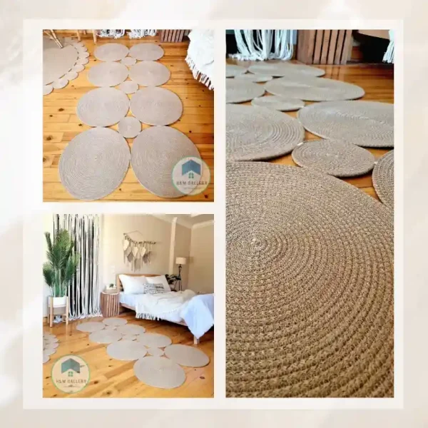 Rectangular & square Jute rug shape 2