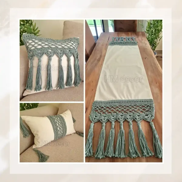 Mint green crochet design2