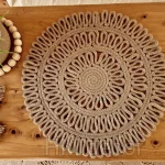 Sun placemat jute shape 29