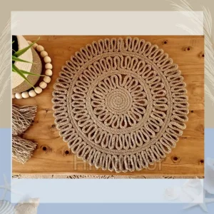 Sun placemat jute shape 29