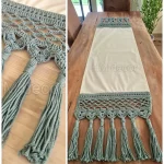 Mint green crochet design2