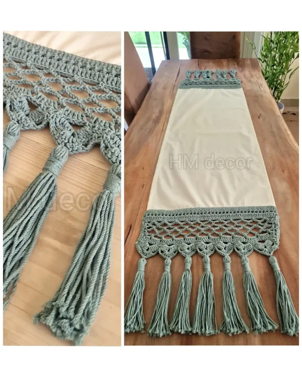 Mint green crochet design2