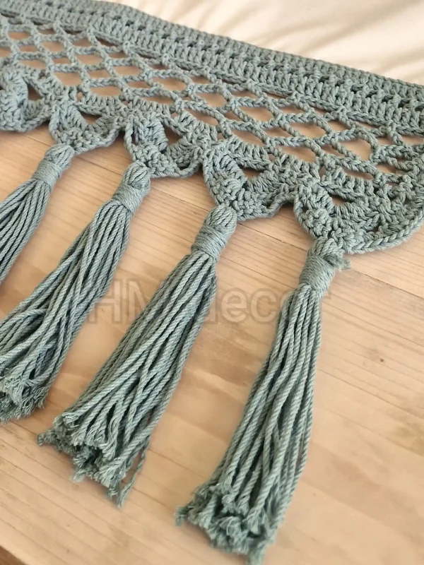 Mint green crochet design2