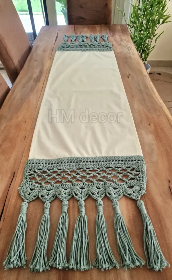 Mint green crochet design2