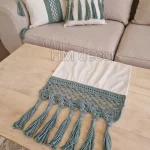 Mint green crochet design2