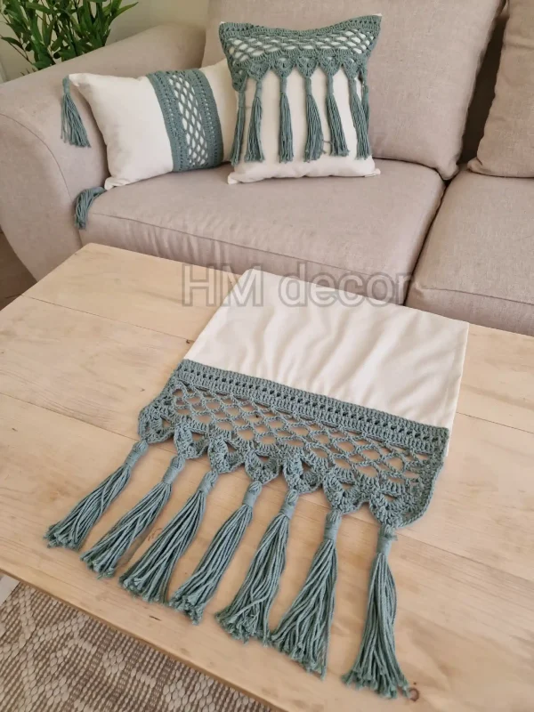 Mint green crochet design2