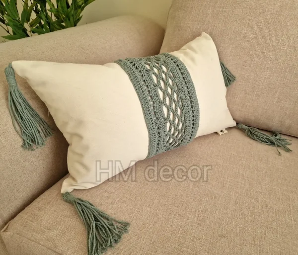 Mint green crochet design2