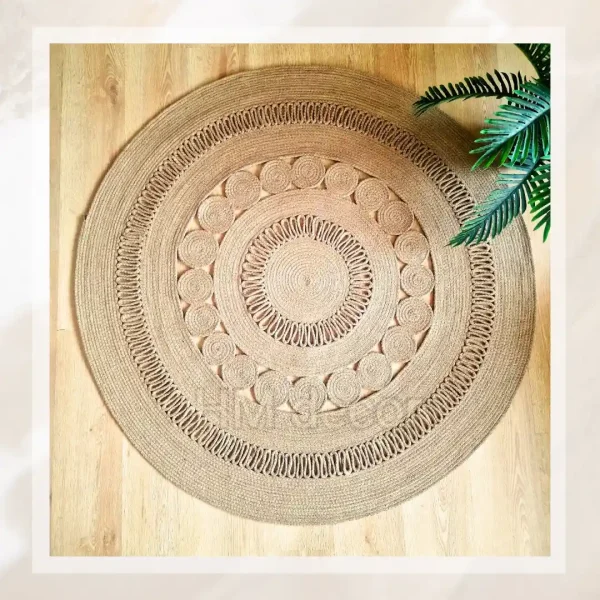 Round jute rug shape11