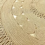 Round jute rug shape11