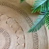 Round jute rug shape11