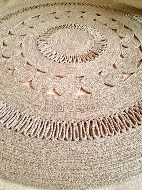 Round jute rug shape11
