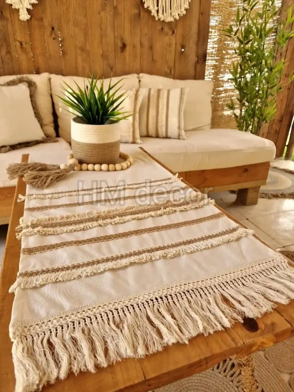 Boho table runner desgin9