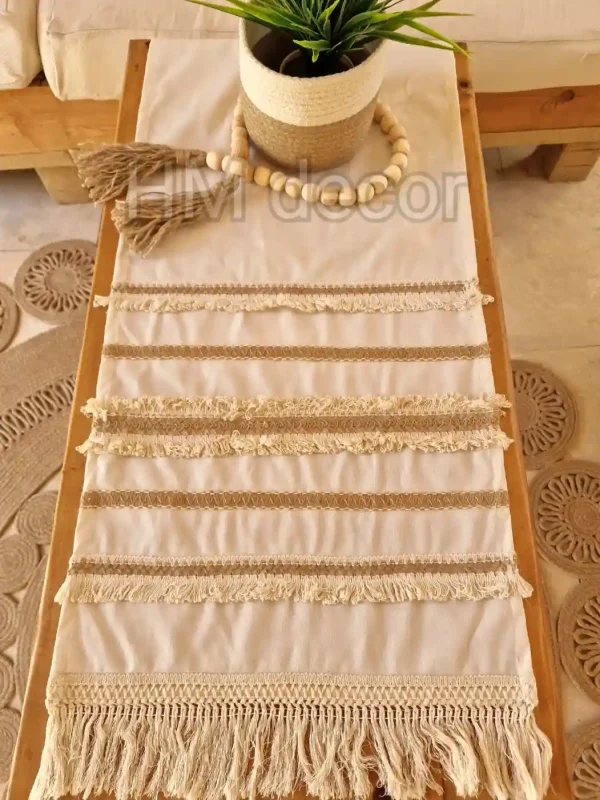Boho table runner desgin9