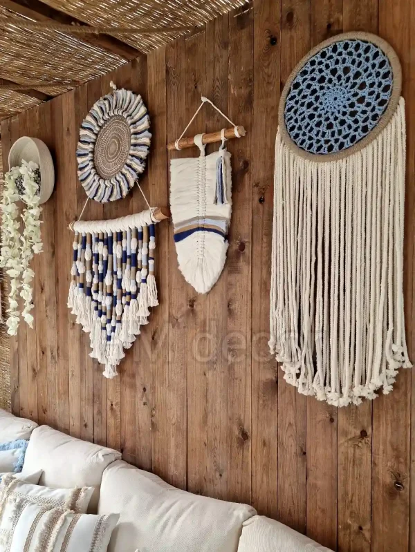 Feather macrame shape45