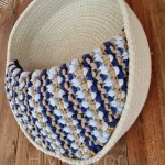 macrame hanging with pot&plant 11