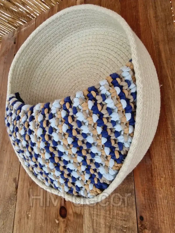 macrame hanging with pot&plant 11