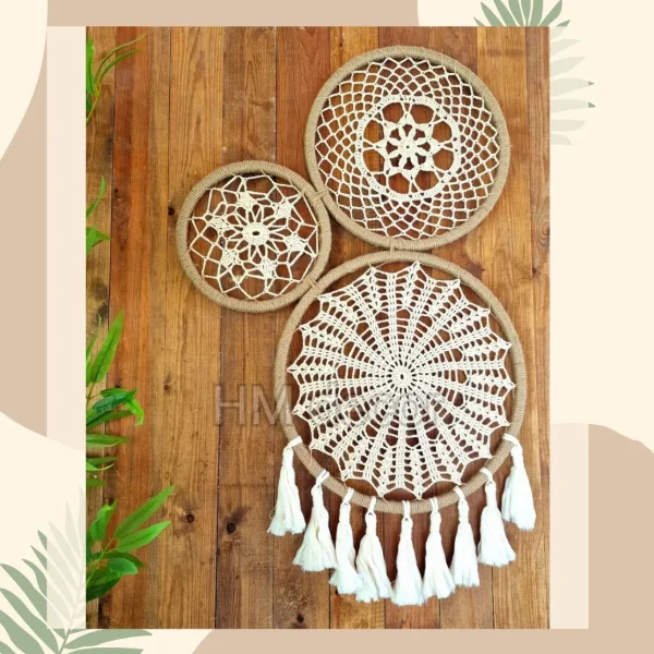 crochet wall decorations